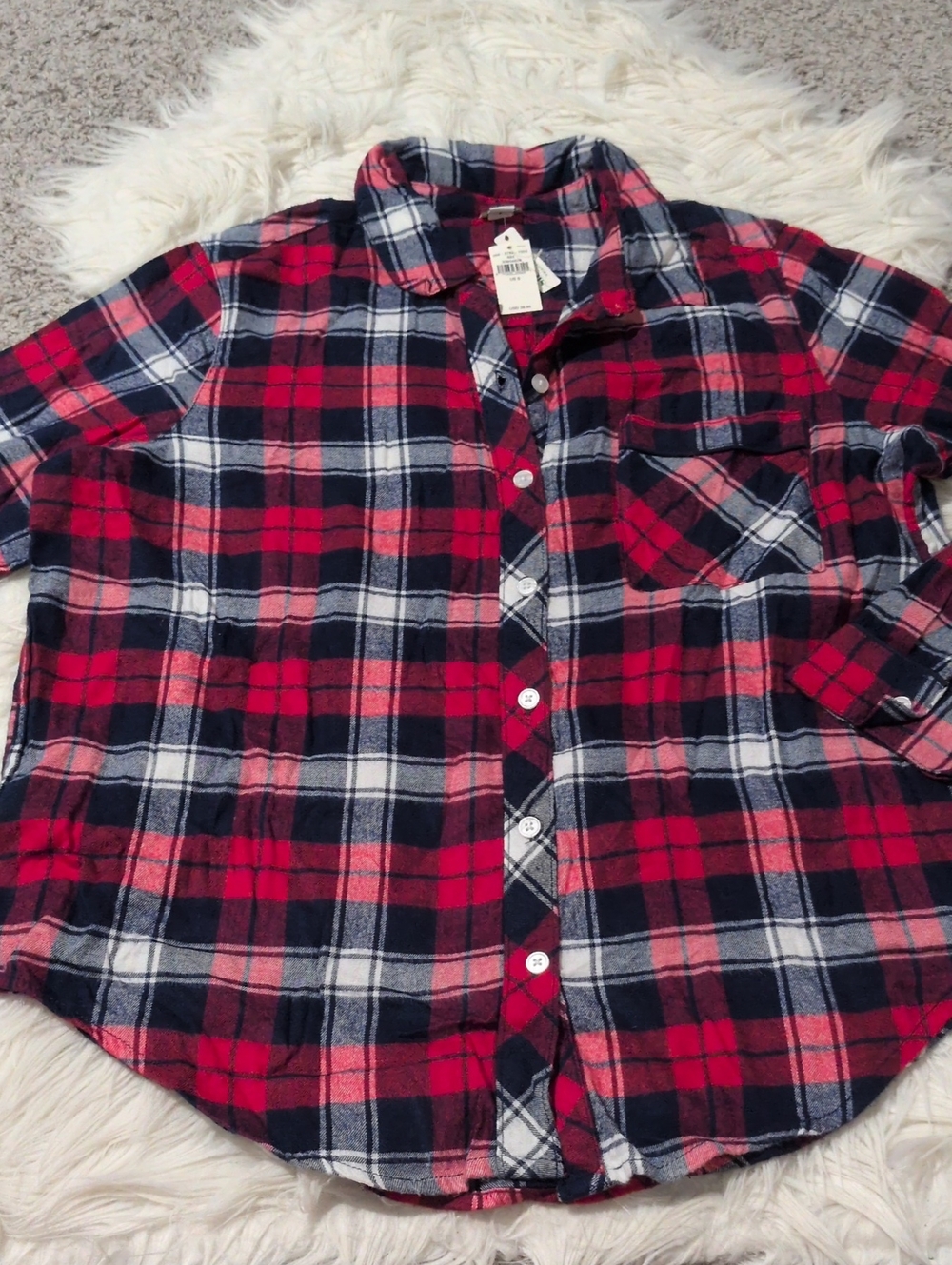 Aerie Flannel Pajama Top